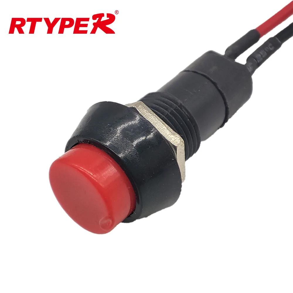 1Set For DC 12V 2 Wires Momentary Action Press Push Button Switch for Car Vehicle 0090-169
1Set For DC 12V 2 Wires Momentary Action Press Push Button Switch for Car Vehicle 0090-169