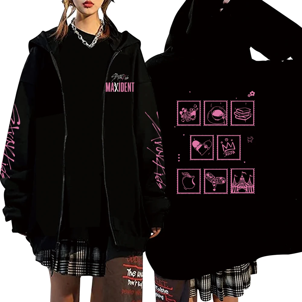 Stray Kids Maxident Skzoo Printed Zipper Hoodie Hoodies Sweatshirts Woman Man Winter Warm
Stray Kids Maxident Skzoo Printed Zipper Hoodie Hoodies Sweatshirts Woman Man Winter Warm