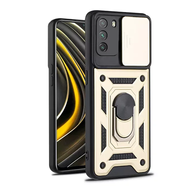 Armor Shockproof Coque For Poco Poko Litte X3 NFC M3 Pro F3 5G Case Car Ring Stand Push Pull Camera Protect Shell Cover
Armor Shockproof Coque For Poco Poko Litte X3 NFC M3 Pro F3 5G Case Car Ring Stand Push Pull Camera Protect Shell Cover