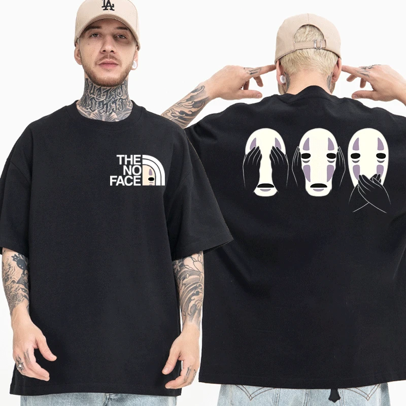 Japanese Anime Spirit Away Totoro T-shirt Studio Ghibli No Face Man T-shirts Miyazaki Hayao Manga Print T Shirts Unisex Cosplay
Japanese Anime Spirit Away Totoro T-shirt Studio Ghibli No Face Man T-shirts Miyazaki Hayao Manga Print T Shirts Unisex Cosplay