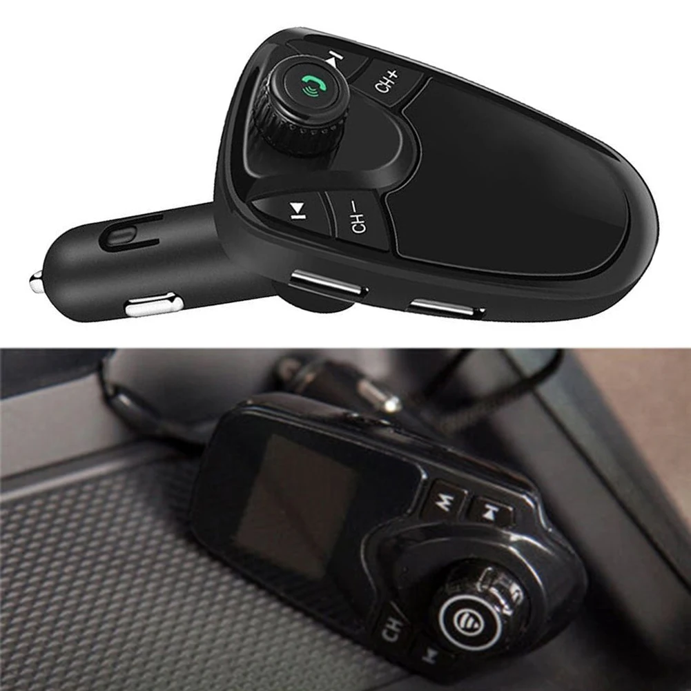 T11 New FM Transmitter Version Wireless In-Car Bluetooth Receiver Adapter 12V-24V Car Bluetooth MP3 Player
T11 New FM Transmitter Version Wireless In-Car Bluetooth Receiver Adapter 12V-24V Car Bluetooth MP3 Player