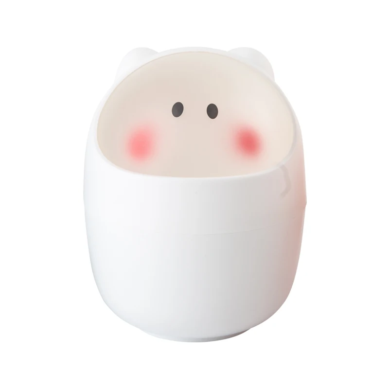 Trash Can Cute Desk Shake Cover Storage Bucket Bedside Paper Basket Dust Proof Debris Bucket Round Tissue Bucket garbage L705Y
Trash Can Cute Desk Shake Cover Storage Bucket Bedside Paper Basket Dust Proof Debris Bucket Round Tissue Bucket garbage L705Y