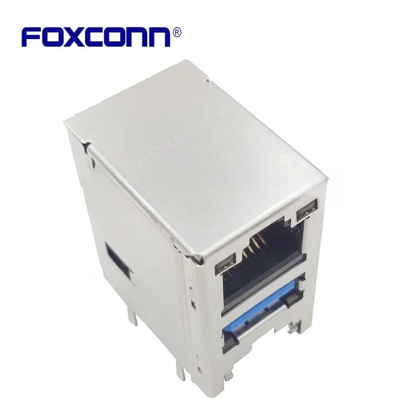 Foxconn JFM38U1G-BV3B-4F Gigabit Ethernet network interface RJ45+USB3.0
Foxconn JFM38U1G-BV3B-4F Gigabit Ethernet network interface RJ45+USB3.0