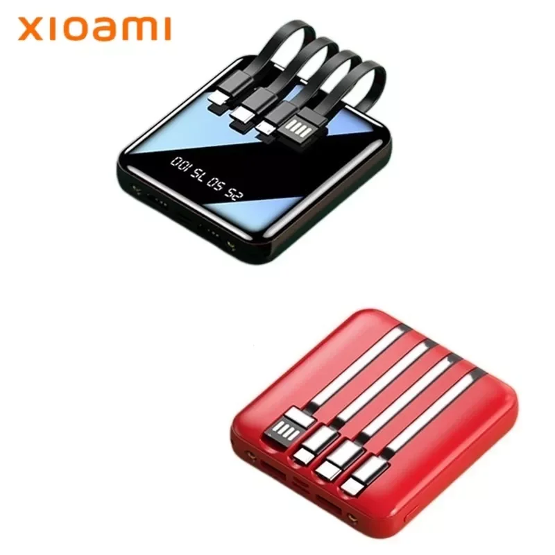 NEW2023 20000mAh Mini Power Bank With Micro USB TYPE C Cable Portable Charger LED Mirror Power Bank External Battery Pack for xi
NEW2023 20000mAh Mini Power Bank With Micro USB TYPE C Cable Portable Charger LED Mirror Power Bank External Battery Pack for xi
