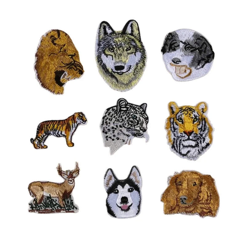 50pcs/Lot Luxury Embroidery Patch Shirt Bag Clothing Decoration Accessory Forest Animal Wolf Leopard Tiger Deer Dog Craft Diy
50pcs/Lot Luxury Embroidery Patch Shirt Bag Clothing Decoration Accessory Forest Animal Wolf Leopard Tiger Deer Dog Craft Diy