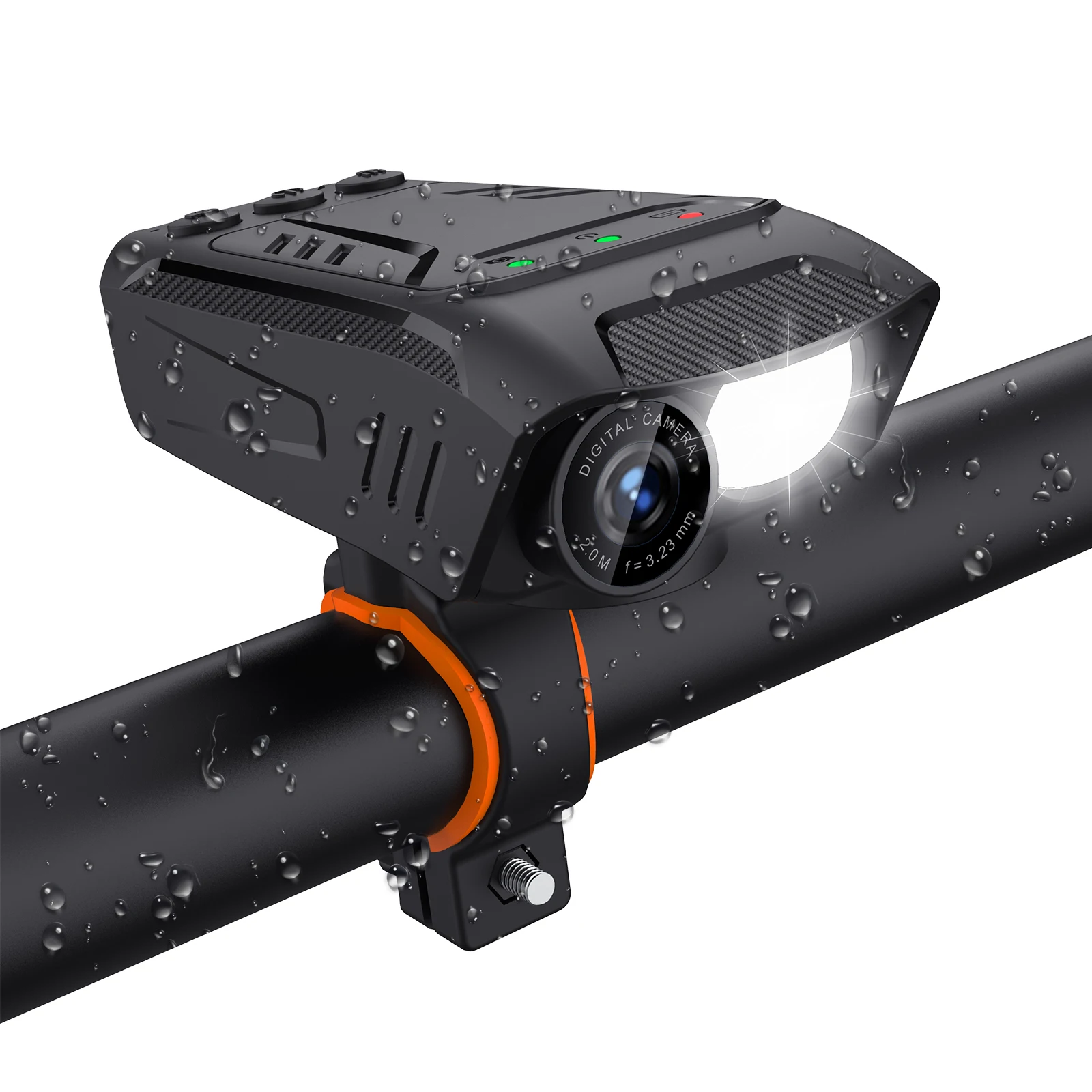 Conelz 3 in 1 Bike Lights, Bike Video Camer, Bike Horns with Photo and Video Recording Mode ,600 Lumens Bicycle Light, Dash Came
Conelz 3 in 1 Bike Lights, Bike Video Camer, Bike Horns with Photo and Video Recording Mode ,600 Lumens Bicycle Light, Dash Came