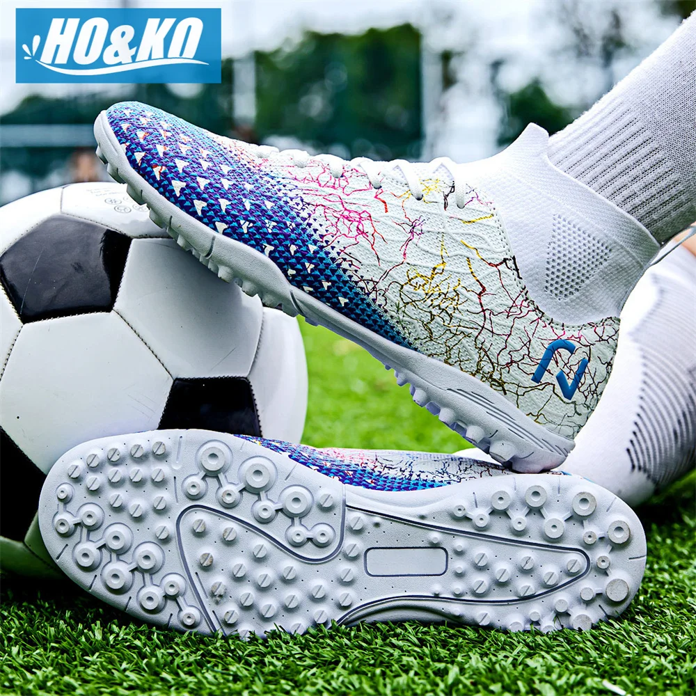 Men's Women's Lawn TF/FG Short Spikes ho&ko Soccer Shoes High Ankle Wear-Resistant Non-Slip Quality Unisex Football Shoes
Men's Women's Lawn TF/FG Short Spikes ho&ko Soccer Shoes High Ankle Wear-Resistant Non-Slip Quality Unisex Football Shoes