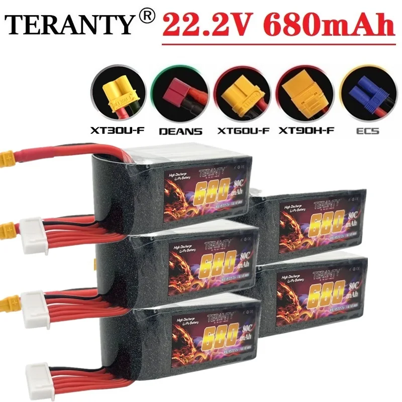 5 шт. TREANTY 22,2 V MAX 160C Lipo батарея 6S 80C 680mAh для Lizard95 FPV Racer Racing Multirotor Quadcopter Parts XT30/XT60 Plug
5 шт. TREANTY 22,2 V MAX 160C Lipo батарея 6S 80C 680mAh для Lizard95 FPV Racer Racing Multirotor Quadcopter Parts XT30/XT60 Plug