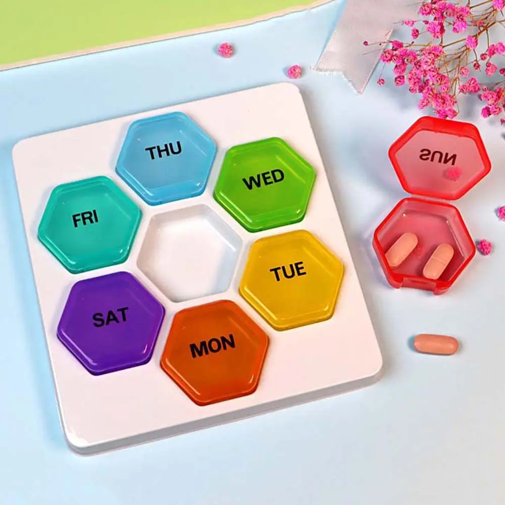 Pill Cases Single Dispenser Seven - Grid Tablet Dispenser Storage Mini Travel Carry-on Tablet Dispenser таблетница Pastillero
Pill Cases Single Dispenser Seven - Grid Tablet Dispenser Storage Mini Travel Carry-on Tablet Dispenser таблетница Pastillero
