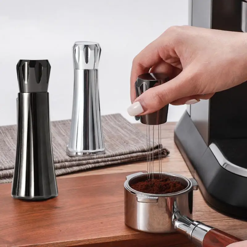 Espresso Coffee Stirrer Coffee Distribution Stirrer With 8 Fine Needles Coffee Making Supplies For Coffee Making Show Home Café
Espresso Coffee Stirrer Coffee Distribution Stirrer With 8 Fine Needles Coffee Making Supplies For Coffee Making Show Home Café