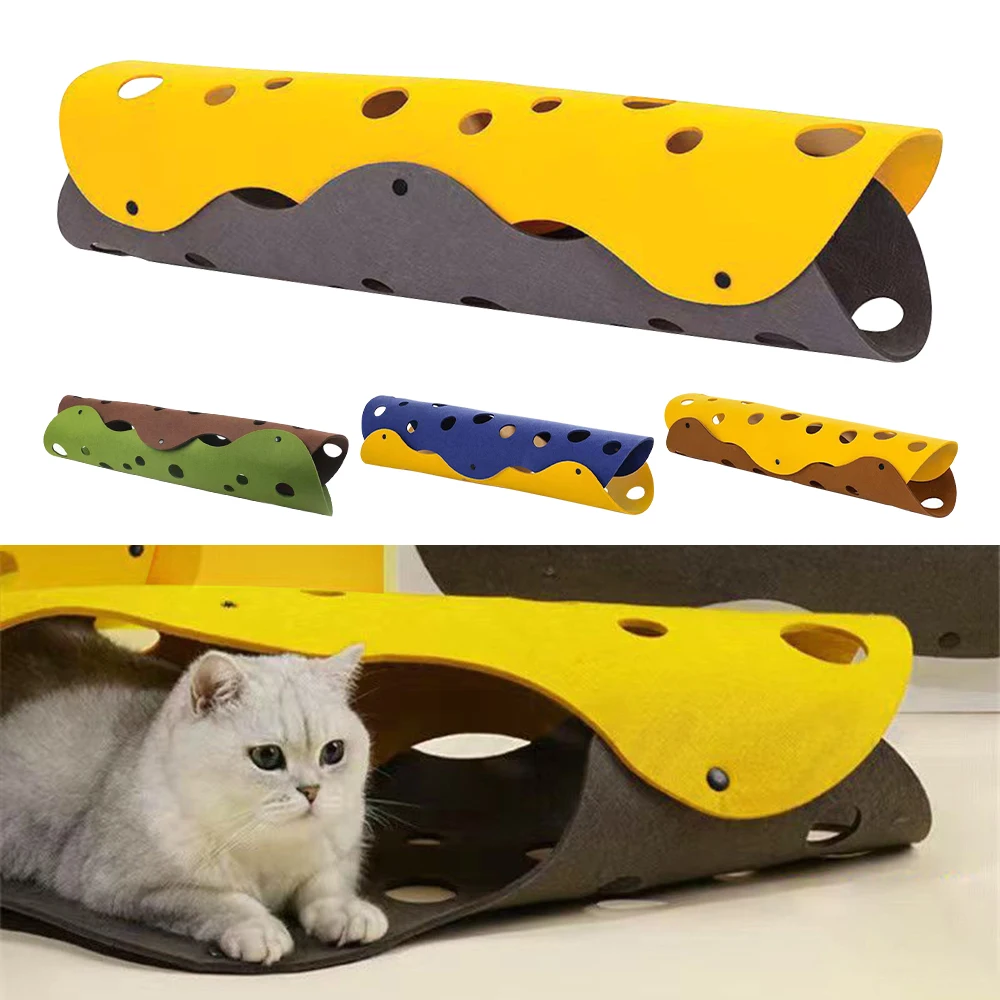 New Cat Foldable Felt Hiding Tunnel Indoor Interactive Toys Kitten NEW Cat Toy Pet Products Cat Toys Cat Tunnel Cats 60x18cm
New Cat Foldable Felt Hiding Tunnel Indoor Interactive Toys Kitten NEW Cat Toy Pet Products Cat Toys Cat Tunnel Cats 60x18cm