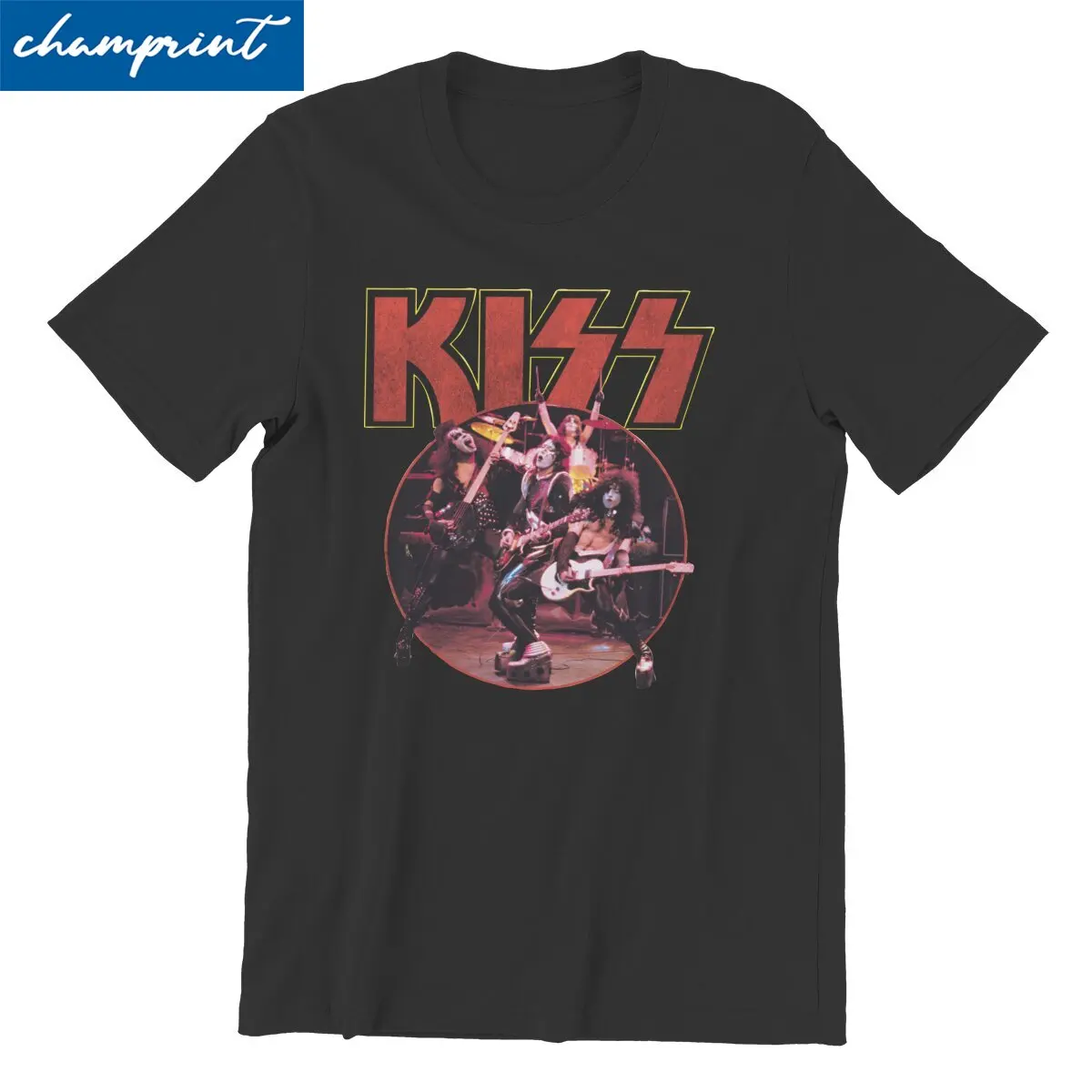 Men Kiss Rock Band T Shirt 100% Cotton Clothes Crazy Short Sleeve Round Collar Tees Gift Idea T-Shirt
Men Kiss Rock Band T Shirt 100% Cotton Clothes Crazy Short Sleeve Round Collar Tees Gift Idea T-Shirt
