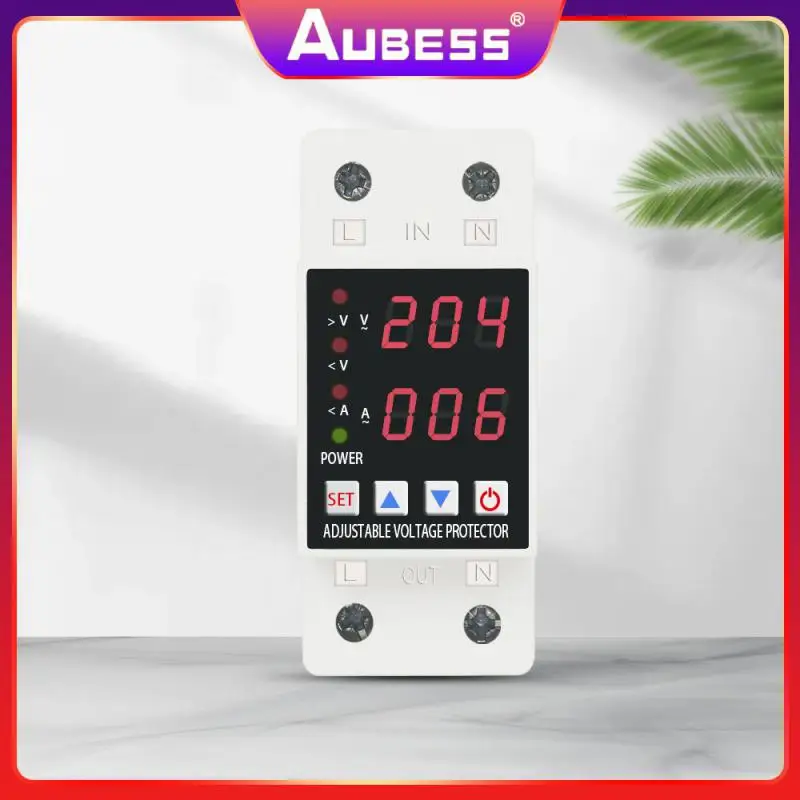 Protective Device 230v Over Voltage 63a Protector Relay Din Rail Dual Display Overvoltage Protector Smart Home Adjustable
Protective Device 230v Over Voltage 63a Protector Relay Din Rail Dual Display Overvoltage Protector Smart Home Adjustable