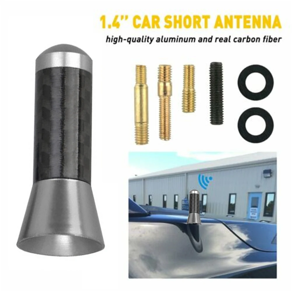 Carbon Fiber Car Antenna 3.5CM Short Carbon Fiber Car Antenna Decoration Car Antenna (silver/red/ Blue)
Carbon Fiber Car Antenna 3.5CM Short Carbon Fiber Car Antenna Decoration Car Antenna (silver/red/ Blue)