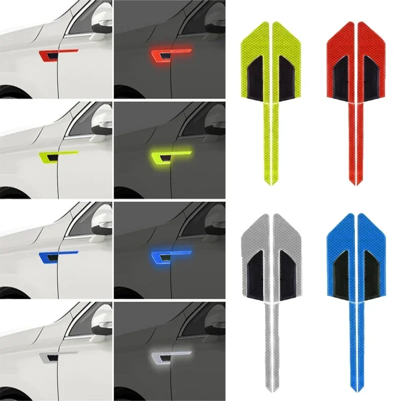 2/4pcs Night Reflective Bumper Strip Wheel Door Body Car Sticker Headlight Cover Decal Graphic Sticker Car Exterior Accessories
2/4pcs Night Reflective Bumper Strip Wheel Door Body Car Sticker Headlight Cover Decal Graphic Sticker Car Exterior Accessories