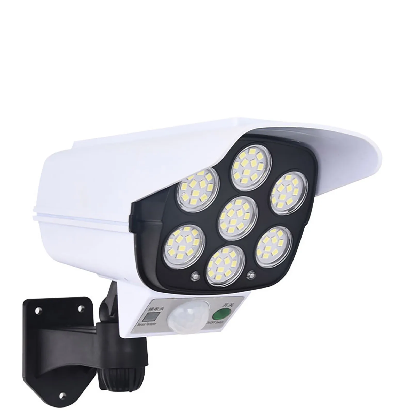 Outdoor Simulation Surveillance Camera Solar Sensor Wall Light Strong Light Street Lamp Remote Coastal Lights for Kitchen
Outdoor Simulation Surveillance Camera Solar Sensor Wall Light Strong Light Street Lamp Remote Coastal Lights for Kitchen