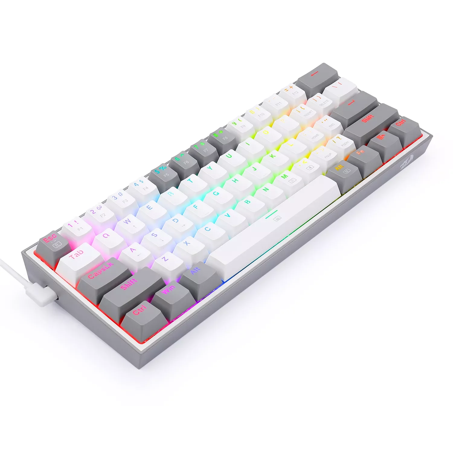 NEW K617 Fizz Mechanical Keyboard USB Wired Linear Red Switches RGB Led Backlight 61 Keys Ergonomic Design for Travel 
NEW K617 Fizz Mechanical Keyboard USB Wired Linear Red Switches RGB Led Backlight 61 Keys Ergonomic Design for Travel