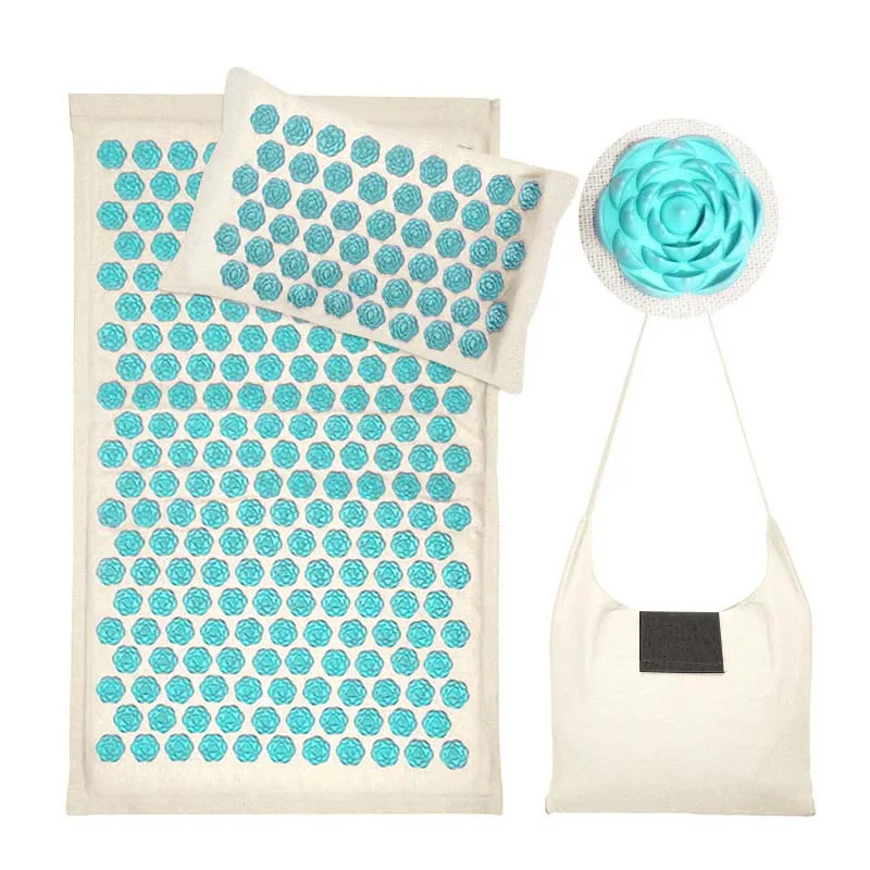 3pcs Set Mat Pillow with Bag Yoga Pilates Massage Pad Nature Linen Coconut Palm Acupuncture Lotus Spike Acupressure Cushion
3pcs Set Mat Pillow with Bag Yoga Pilates Massage Pad Nature Linen Coconut Palm Acupuncture Lotus Spike Acupressure Cushion