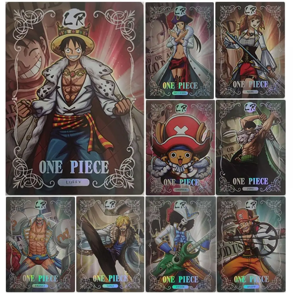 

Anime ONE PIECE LR series Monkey D. Luffy Tony Tony Chopper Nico Robin collection card Two-dimensional character peripheral