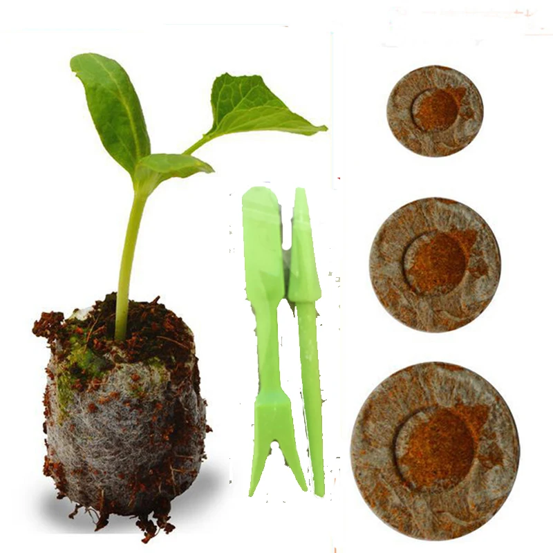 40pcs 30mm Jiffy Peat Pellets +2 Plant Dig Fork Seedling Soil Block Maker Starting Plugs Seeds Starter Garden Tool
40pcs 30mm Jiffy Peat Pellets +2 Plant Dig Fork Seedling Soil Block Maker Starting Plugs Seeds Starter Garden Tool