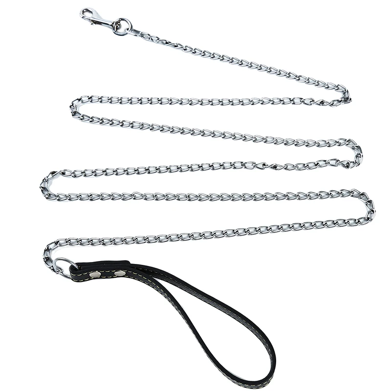Bite Proof Heavy Duty Chain Dog Leash Pet Metal Lead Handle Trigger Hook Pet Training Collar Leash Necklace Dog Product
Bite Proof Heavy Duty Chain Dog Leash Pet Metal Lead Handle Trigger Hook Pet Training Collar Leash Necklace Dog Product