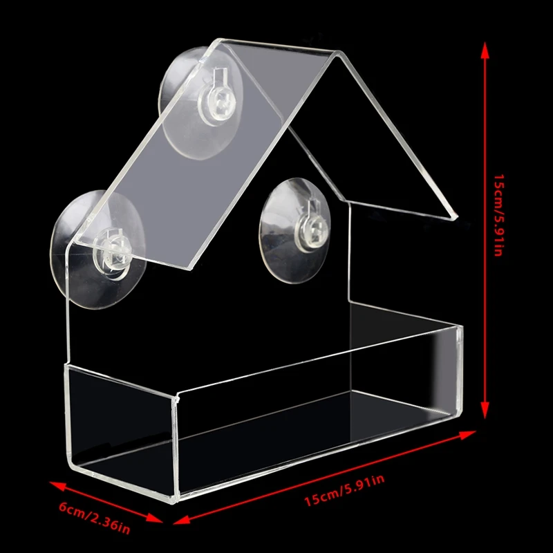 Clear House Window Bird Feeder Birdhouse With Suction Outdoor Garden Feeding New 2022 New
Clear House Window Bird Feeder Birdhouse With Suction Outdoor Garden Feeding New 2022 New