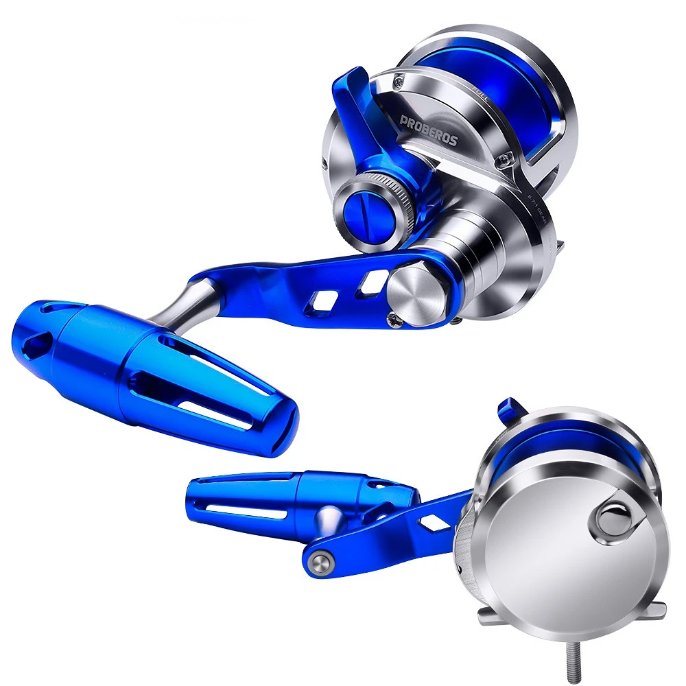 Jigging Reels 5.7:1 Speed Ratio 40LB Max Drag CNC Aluminum Machined Sea Boat T-Bar Right Left Handed Trolling Fishing Wheels
Jigging Reels 5.7:1 Speed Ratio 40LB Max Drag CNC Aluminum Machined Sea Boat T-Bar Right Left Handed Trolling Fishing Wheels