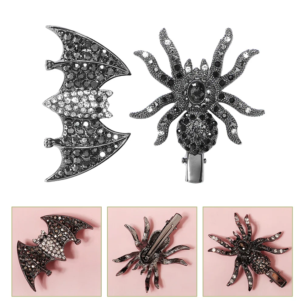 2 Pcs Hair Accessory Women Clip Funny Spider Accessories Clips Halloween Barrettes Alloy Bat Hairpin Banquet
2 Pcs Hair Accessory Women Clip Funny Spider Accessories Clips Halloween Barrettes Alloy Bat Hairpin Banquet