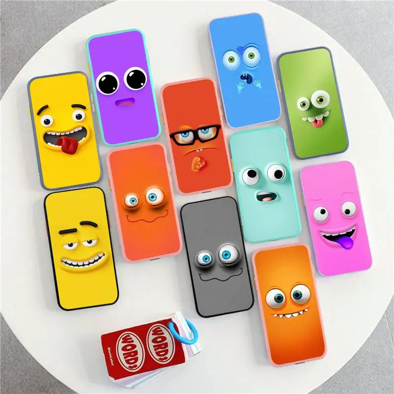Cute Funny Face Phone Case for iPhone X XR XS 7 8 Plus 11 12 13 pro MAX 13mini Translucent Matte Case
Cute Funny Face Phone Case for iPhone X XR XS 7 8 Plus 11 12 13 pro MAX 13mini Translucent Matte Case