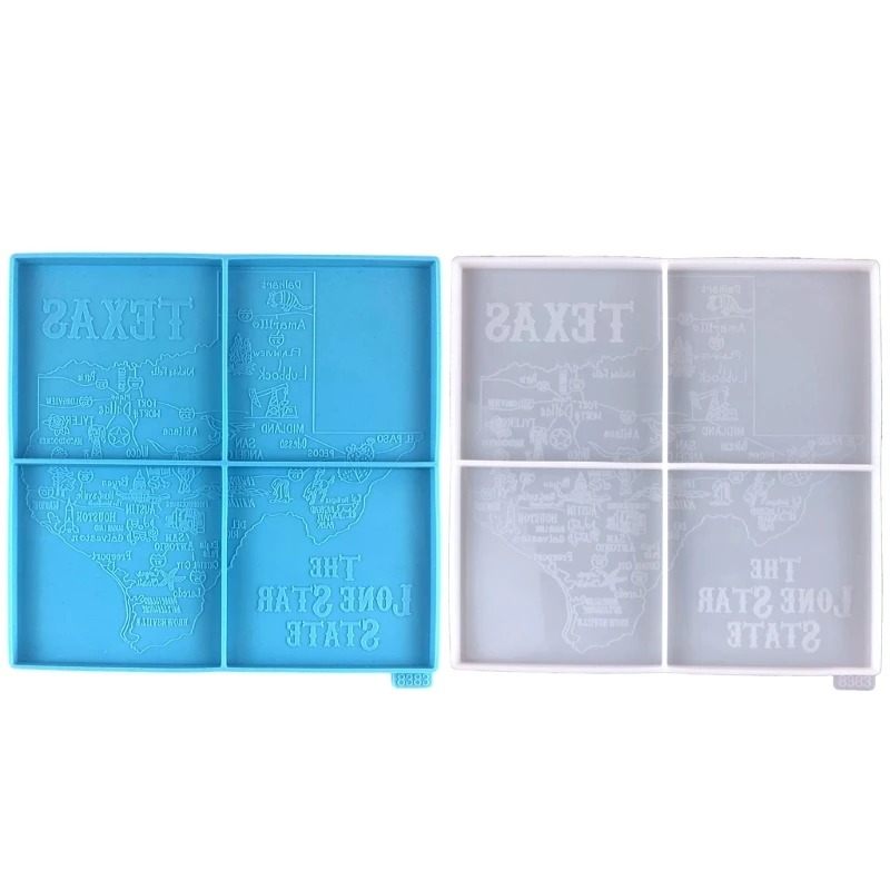 DIY Texas Map Coaster Tray Molds Silicone Storage Plate Mold Epoxy Resin Casting Molds for DIY Casting Home Decorations
DIY Texas Map Coaster Tray Molds Silicone Storage Plate Mold Epoxy Resin Casting Molds for DIY Casting Home Decorations