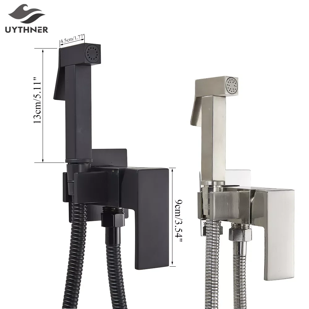 Bidet Faucet Brass Shower Tap Washer Mixer Cold Hot Water Mixer Crane Square Shower Sprayer Head Tap Toilet Faucets
Bidet Faucet Brass Shower Tap Washer Mixer Cold Hot Water Mixer Crane Square Shower Sprayer Head Tap Toilet Faucets