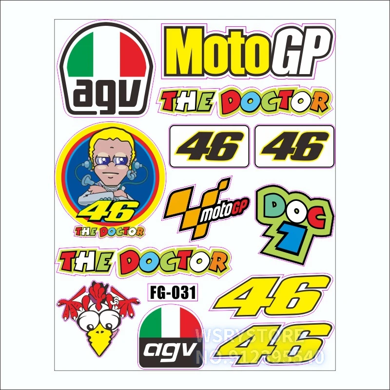 Motorcycle accessories modified stickers AGV little turtle king helmet stickers 5PC decal sticker car stickers decal
Motorcycle accessories modified stickers AGV little turtle king helmet stickers 5PC decal sticker car stickers decal