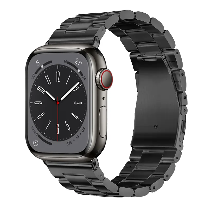 Металлический ремешок для Apple Watch Series 8 7 6 SE 5 45 мм 41 мм 40 мм 44 мм, классический браслет из нержавеющей стали для iWatch Ultra 49 мм 42 мм Correa 
Металлический ремешок для Apple Watch Series 8 7 6 SE 5 45 мм 41 мм 40 мм 44 мм, классический браслет из нержавеющей стали для iWatch Ultra 49 мм 42 мм Correa