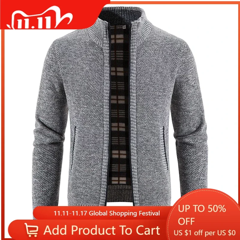 Good Quality Men Winter Thicker Warm Cardigans Men Cardigans Hooded Sweaters Slim FIit Casual Sweatercoats JacketsSize 4XL 
Good Quality Men Winter Thicker Warm Cardigans Men Cardigans Hooded Sweaters Slim FIit Casual Sweatercoats JacketsSize 4XL