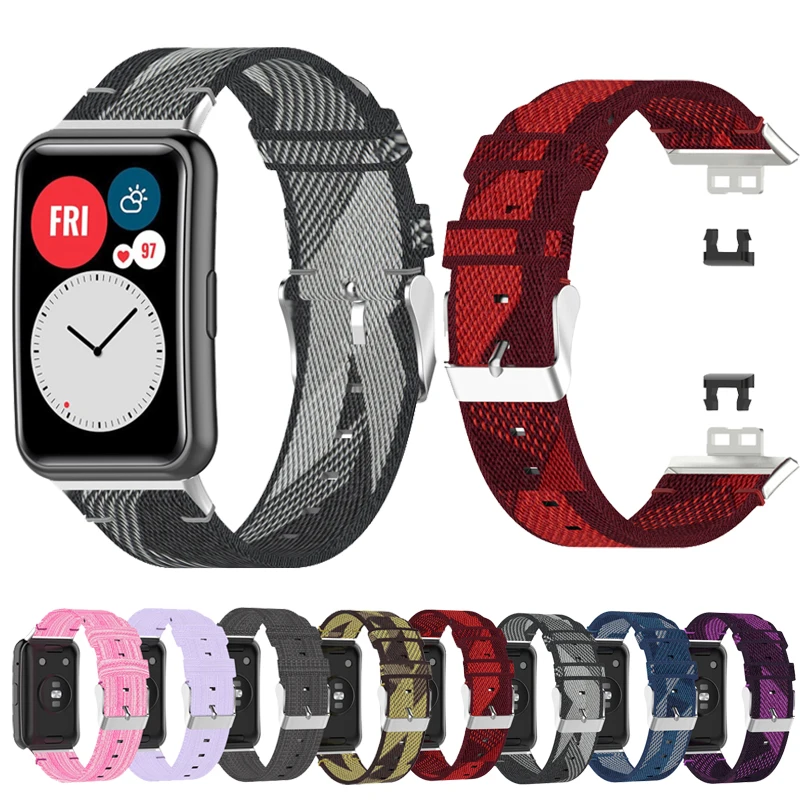 Multicolor Watch Strap Nylon Buckle Waterproof Replace Watch Accessories for Huawei watch Fit Special Edition Man Women
Multicolor Watch Strap Nylon Buckle Waterproof Replace Watch Accessories for Huawei watch Fit Special Edition Man Women
