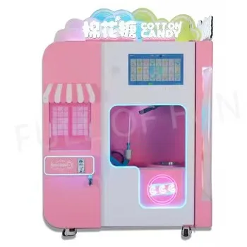 China Factory Custom Commercial Sweet Latest cotton candy Vending Automatic maker Machine
China Factory Custom Commercial Sweet Latest cotton candy Vending Automatic maker Machine