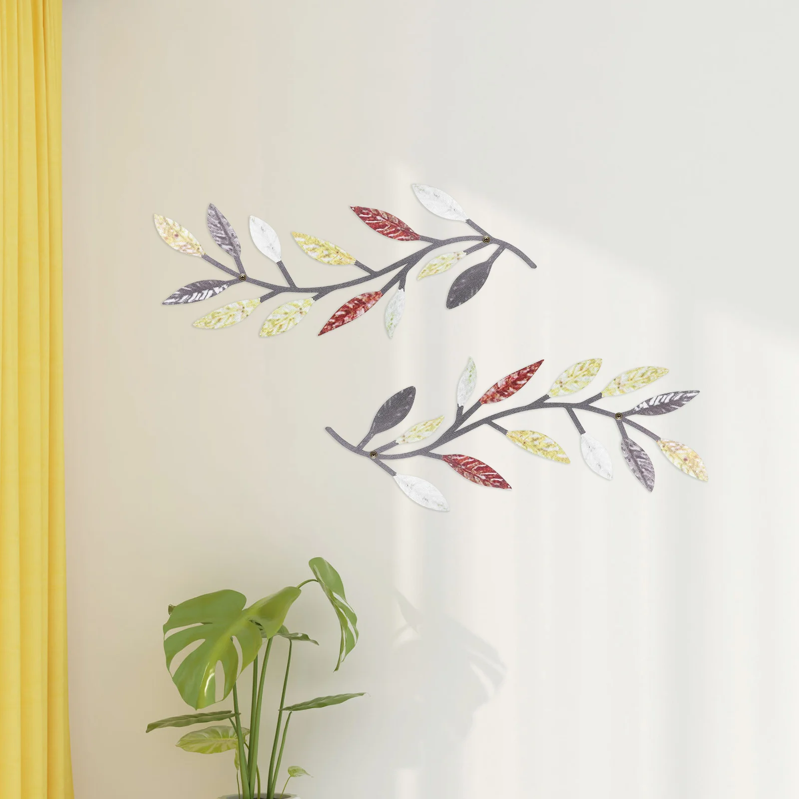 2 Pcs Ornaments Leaves Wall Decor Metal Living Room Tree Leaf Branches Iron Vine Decorations
2 Pcs Ornaments Leaves Wall Decor Metal Living Room Tree Leaf Branches Iron Vine Decorations