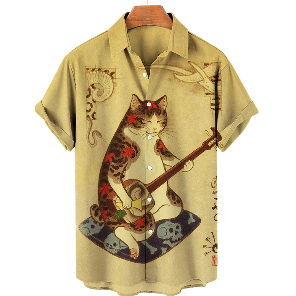 Unisex Hawaiian Shirt 2022 Japanese Style Shirt Bushido T-shirt Top Men's Shirts Pet Clothing Animal Cat 3d Print Shirts Summer
Unisex Hawaiian Shirt 2022 Japanese Style Shirt Bushido T-shirt Top Men's Shirts Pet Clothing Animal Cat 3d Print Shirts Summer