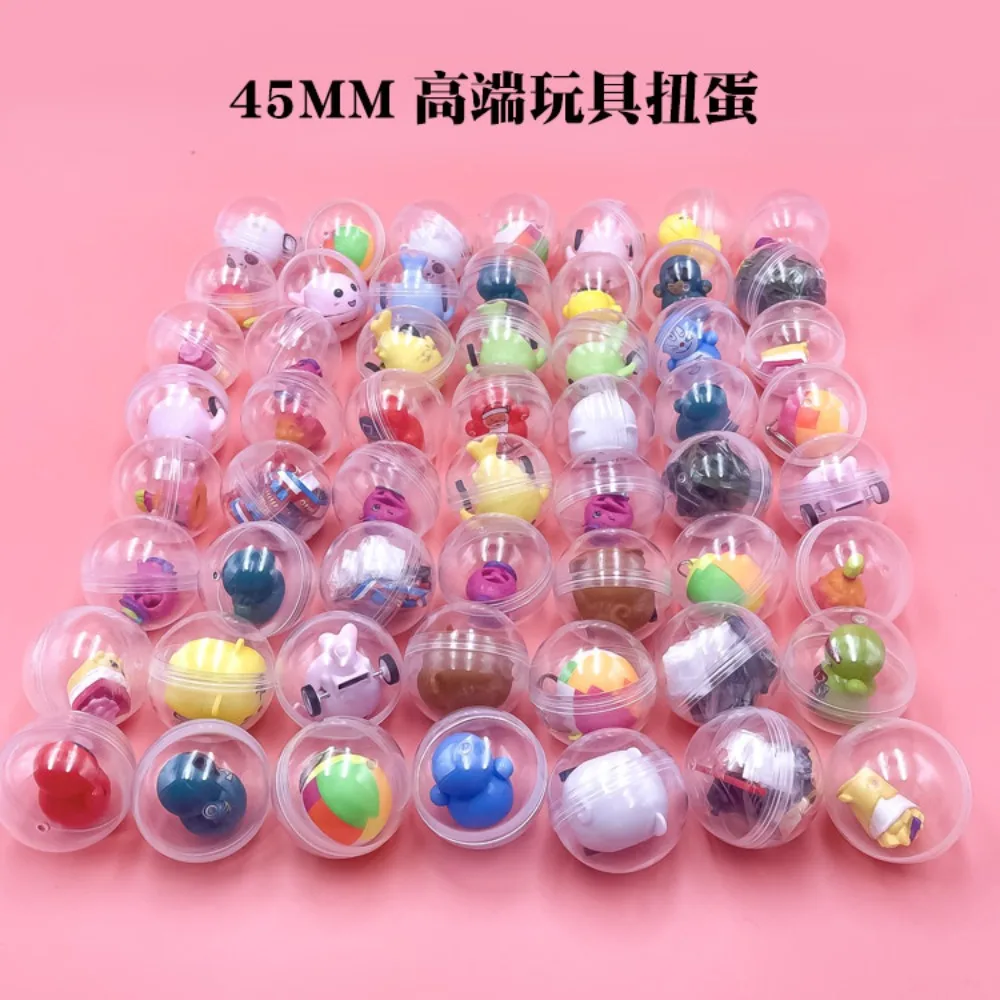 

10Pcs 45mm Children Mini Mixed Claw Game Machine Toy Surprise Twisted Egg Capsule Ball for Vending Doll Arcade Crane Gift