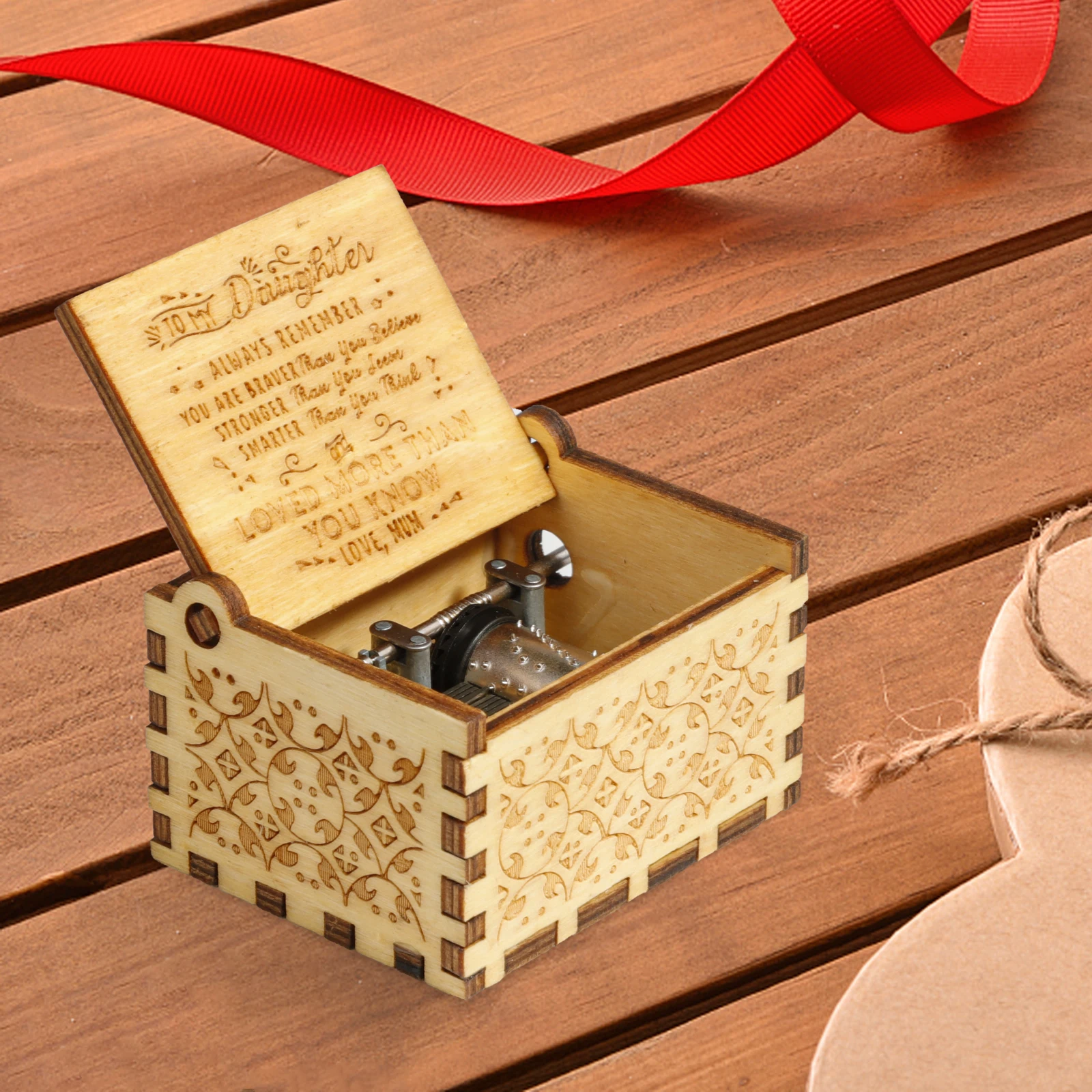 Antique Carved Wooden Romantic Music Box Carved Octave Box Hand Melody You Are My Sunshine Musical Box Valentine's Birthday Gift
Antique Carved Wooden Romantic Music Box Carved Octave Box Hand Melody You Are My Sunshine Musical Box Valentine's Birthday Gift