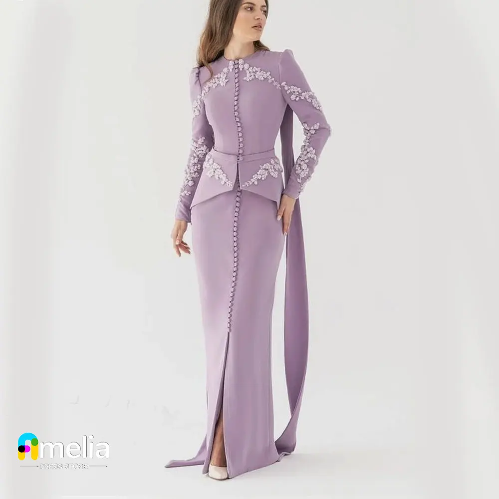 Amelia O-Neck Prom Dress Full Sleeves With Floor Length Evening Dress Women Wedding Party Formal Gowns Arabia
Amelia O-Neck Prom Dress Full Sleeves With Floor Length Evening Dress Women Wedding Party Formal Gowns Arabia