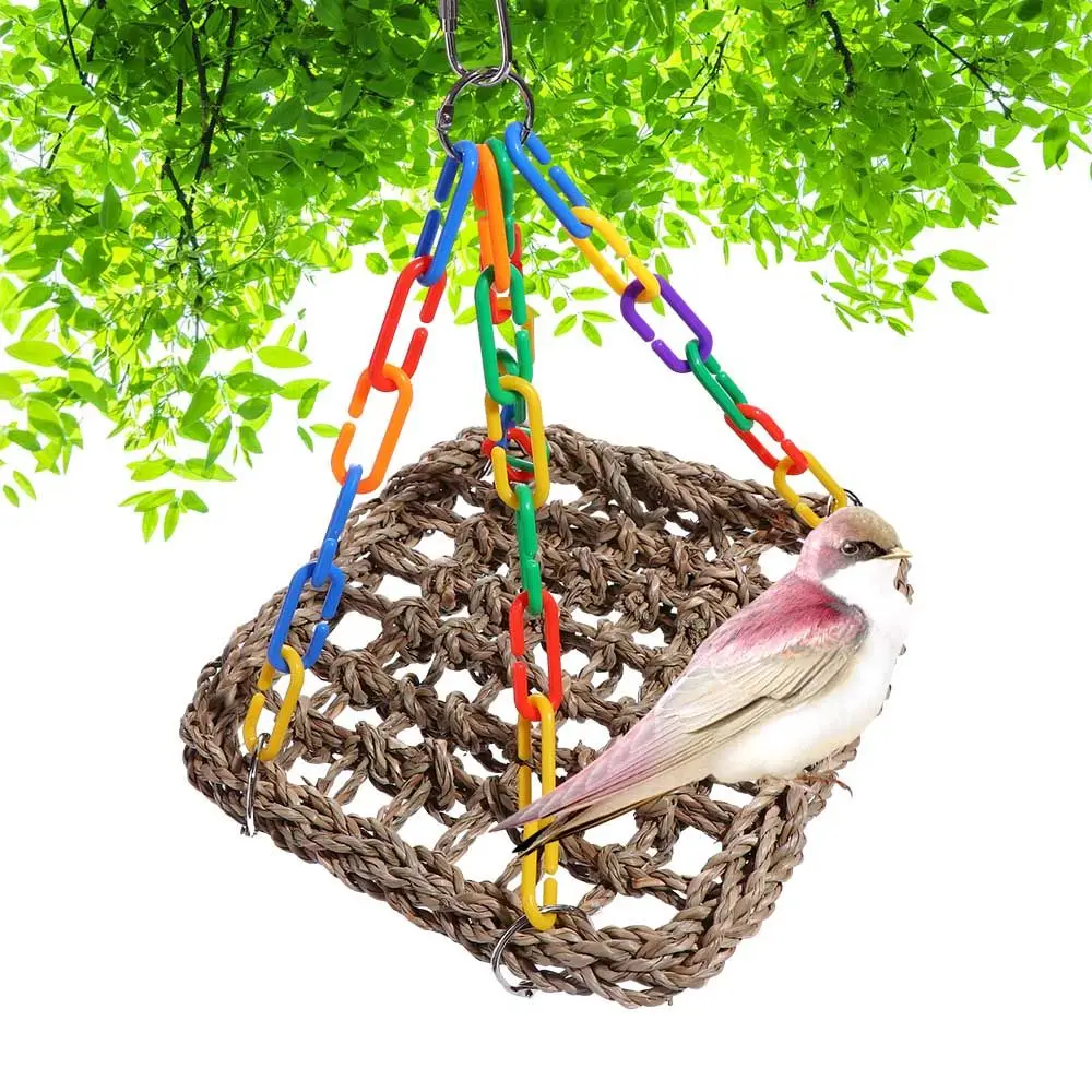 Wear resistant Rope Birds Cage Accessories Bite resistant Bird Perch Bird Hanging Bed Parrot Swing Toys Parrot Hammock
Wear resistant Rope Birds Cage Accessories Bite resistant Bird Perch Bird Hanging Bed Parrot Swing Toys Parrot Hammock