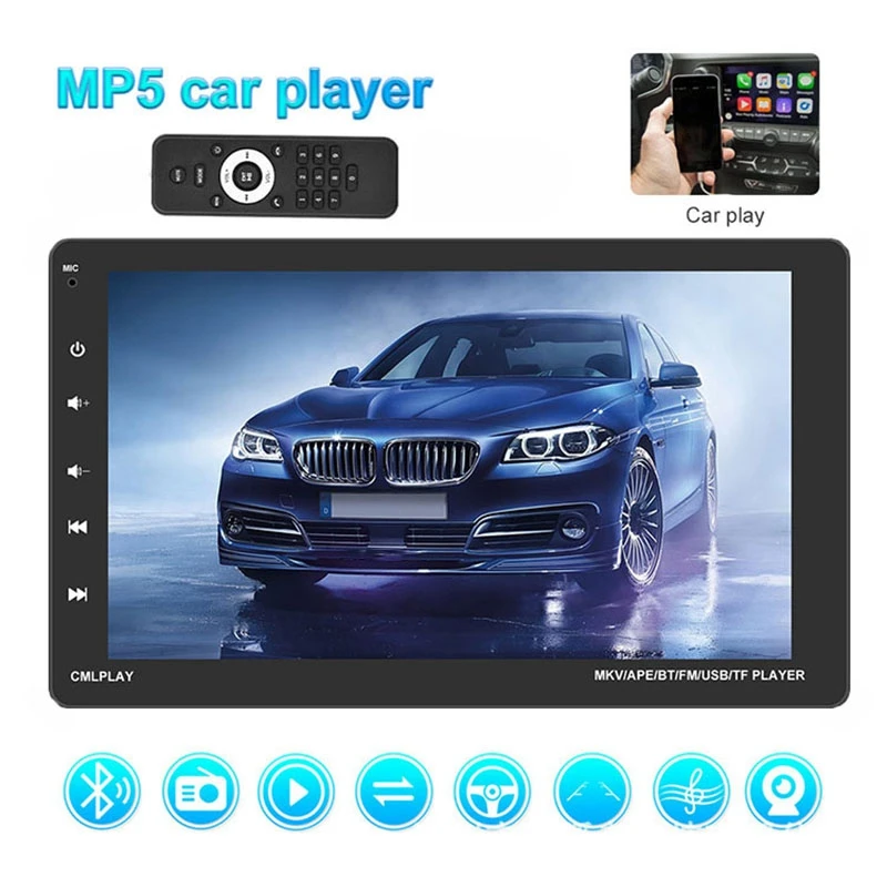 9 Inch Universal Car Stereo Contact Screen MP5 Player Support Mirror Link FM Steering Wheel Control
9 Inch Universal Car Stereo Contact Screen MP5 Player Support Mirror Link FM Steering Wheel Control