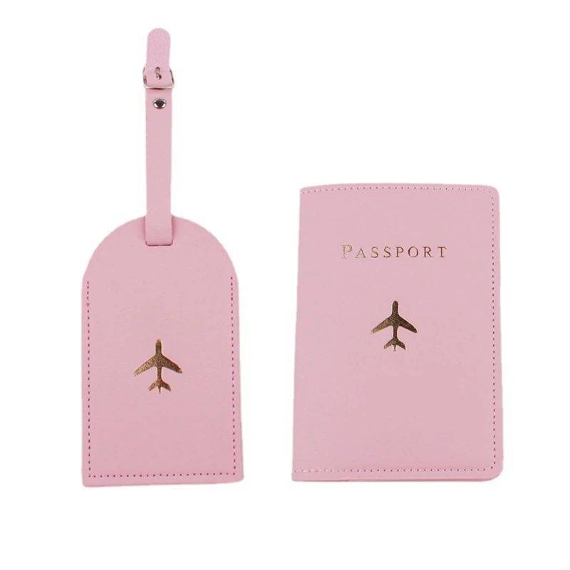 Lover Couple Passport Cover Holder Luggage Tag Hot Stamping Airplane for Women Men Travel Fashion Weddings Gift
Lover Couple Passport Cover Holder Luggage Tag Hot Stamping Airplane for Women Men Travel Fashion Weddings Gift