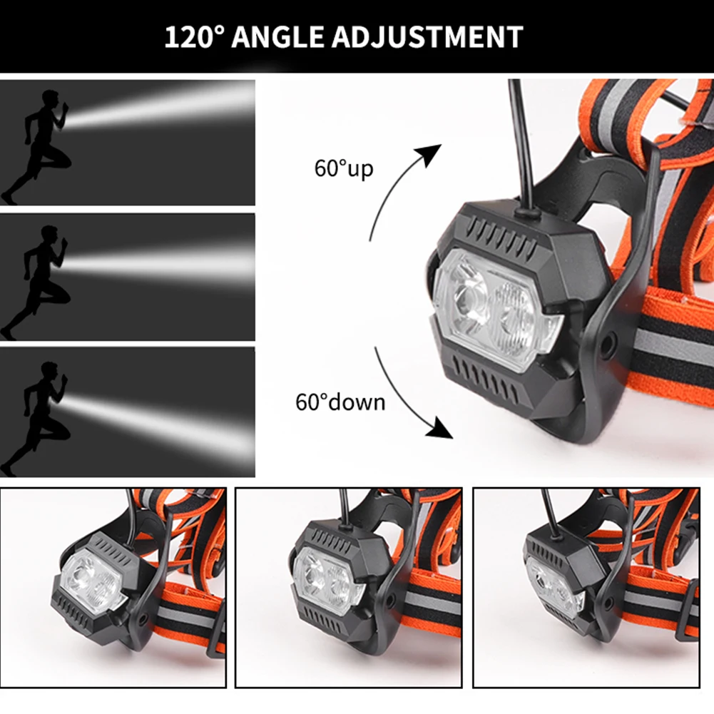 Outdoor Sport Safe Light LED Waterproof Running Warning Light USB Rechargeable Chest Lamp with Taillight for Cycling Running 
Outdoor Sport Safe Light LED Waterproof Running Warning Light USB Rechargeable Chest Lamp with Taillight for Cycling Running