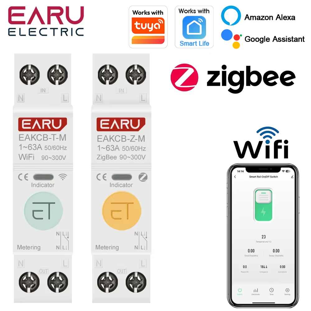 Автомат защити цепи EARUELECTRIC 63A с таймером
Автомат защити цепи EARUELECTRIC 63A с таймером