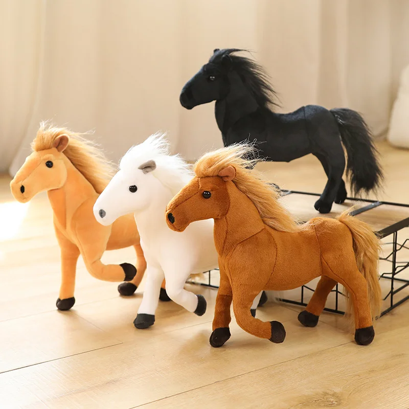 Stuffed Soft Animal Dolls Real Life Mustang Pillow For Children Kids Creative Birthday Decor Gifts Simulation Horses Plush Toy
Stuffed Soft Animal Dolls Real Life Mustang Pillow For Children Kids Creative Birthday Decor Gifts Simulation Horses Plush Toy
