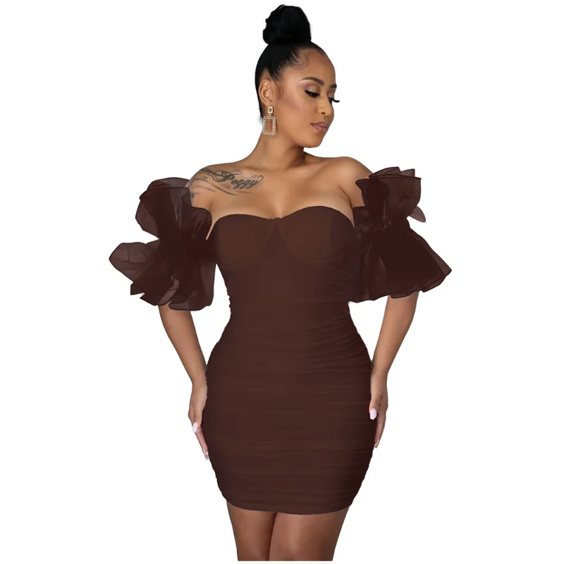Nightclub Sexy Mesh Low cut Bra Wrap Hip Skirt Spicy Girl Style Open Back Slim Fit Elastic Tight Short Skirt summer dress
Nightclub Sexy Mesh Low cut Bra Wrap Hip Skirt Spicy Girl Style Open Back Slim Fit Elastic Tight Short Skirt summer dress