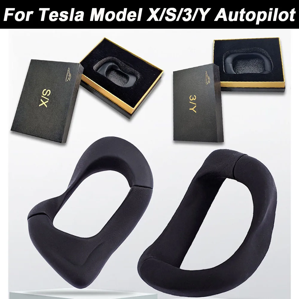 

Brand New For TESLA Model 3 Y S X Upgraded Counterweight Ring Autopilot FSD Automatic Assisted Driving AP Steering Wheel Booster