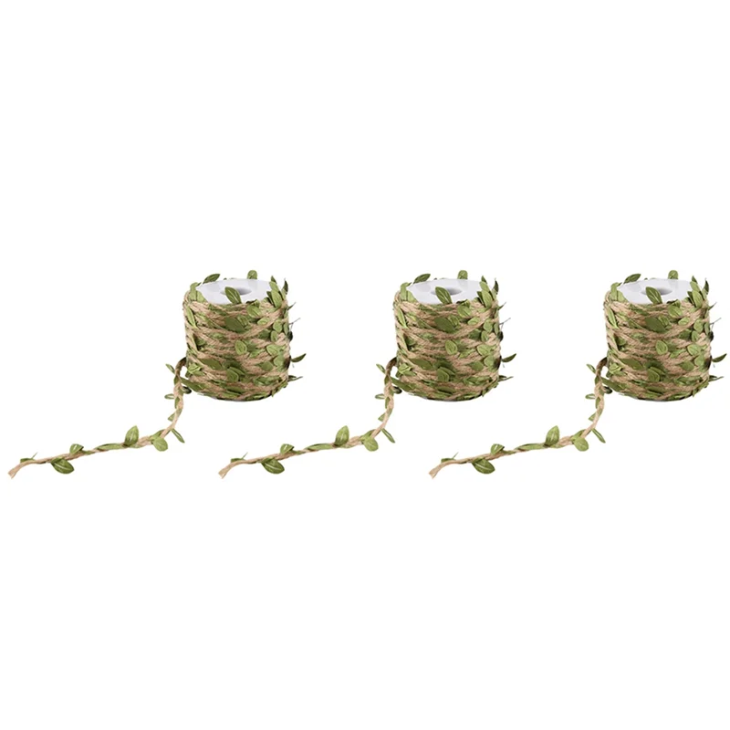 3X Artificial Leaves Garland - 20M - Rustic Foliage Liana Garden Artificial Foliage Decorations for Garden or Wedding 
3X Artificial Leaves Garland - 20M - Rustic Foliage Liana Garden Artificial Foliage Decorations for Garden or Wedding